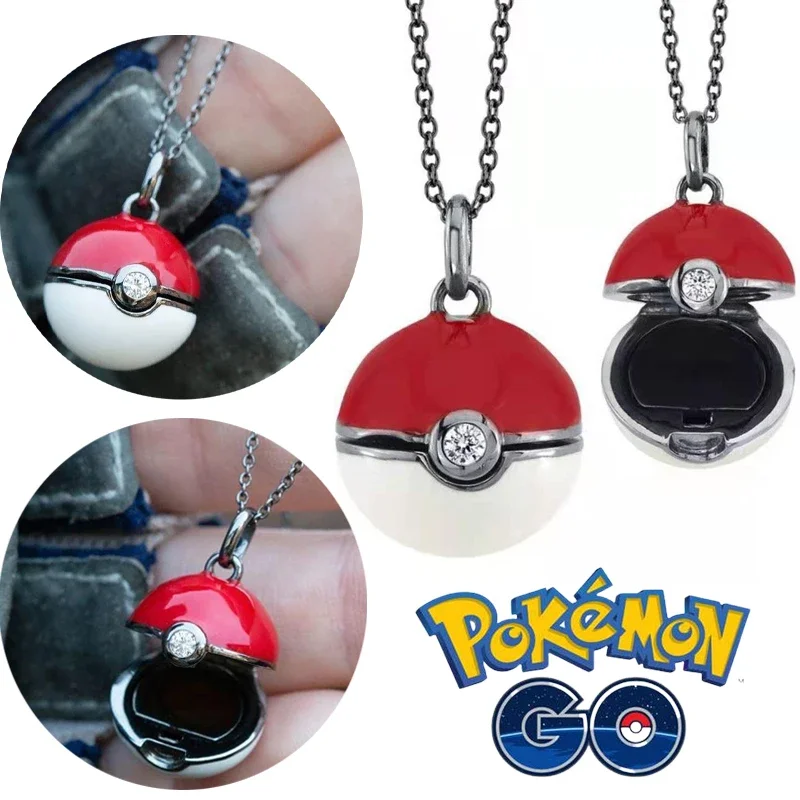 Pokeball Cosplay Prop - كزة الكرة قلادة البوكيمون الشكل أنيمي