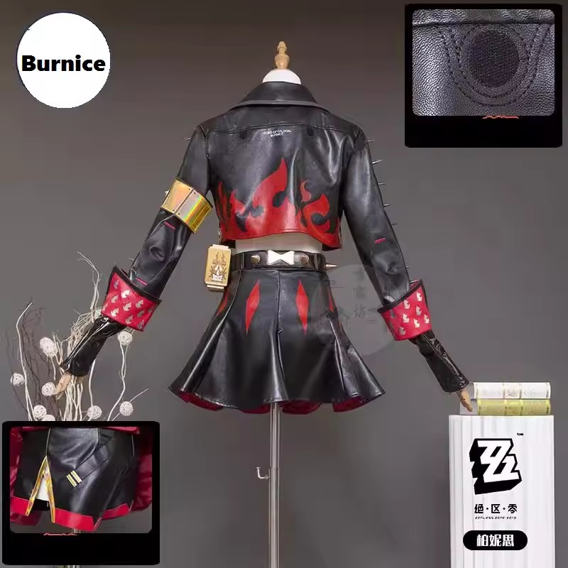 Burnice Cosplay Prop - Zenless Zone Zero أزياء Burnice Whita