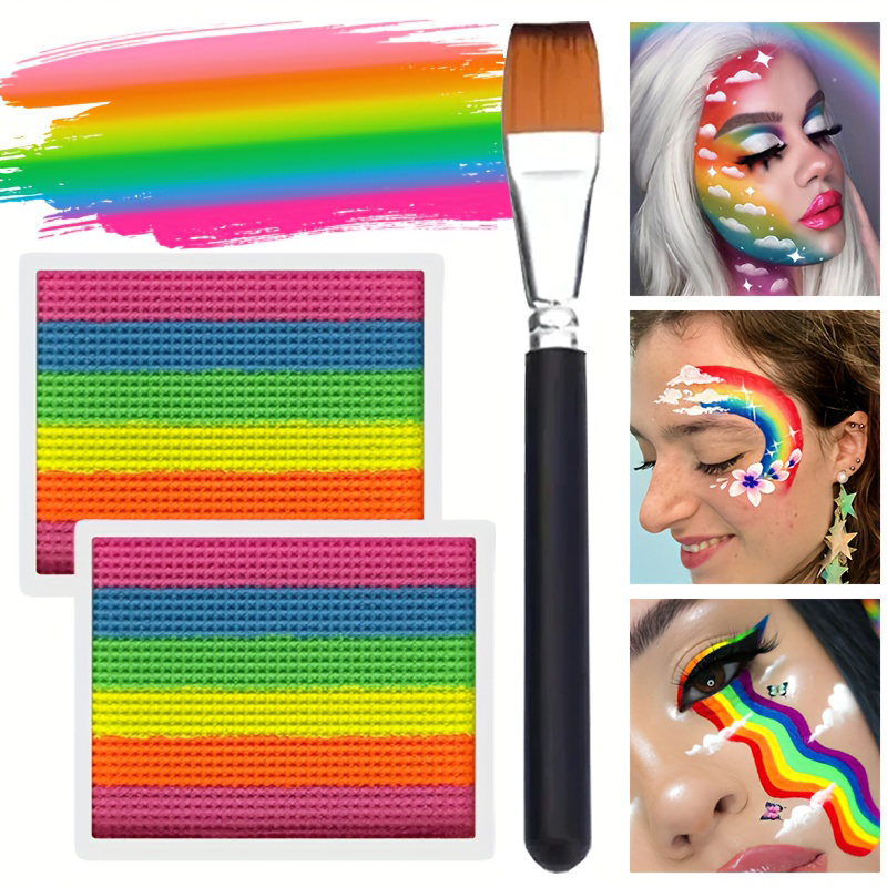 Cosplay Prop Paint - مجموعة طلاء الوجه والجسم بألوان قوس