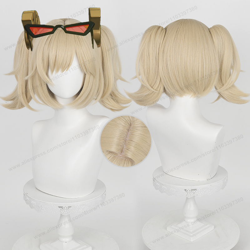Burnice Cosplay Prop - ZZZ Burnice Whita شعر مستعار تأثيري