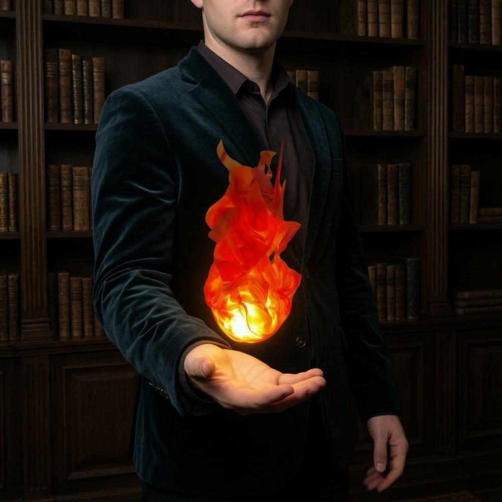 أدوات تنكرية على شكل كرة نارية - مراجعة Cosplay Fireball Prop وسعره