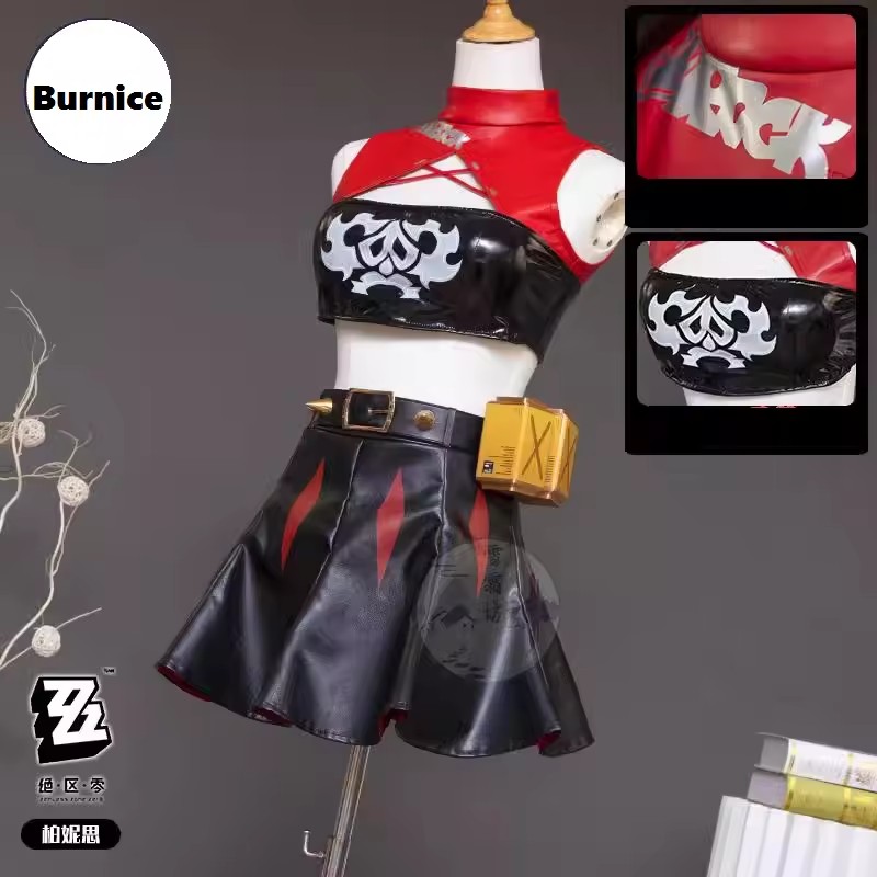 Zenless Zone Zero أزياء Burnic - مراجعة Burnice Cosplay Prop وسعره