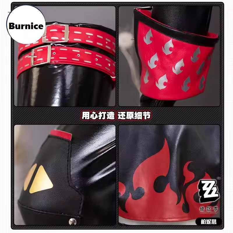 Zenless Zone Zero أزياء Burnic - مراجعة Burnice Cosplay Prop وسعره