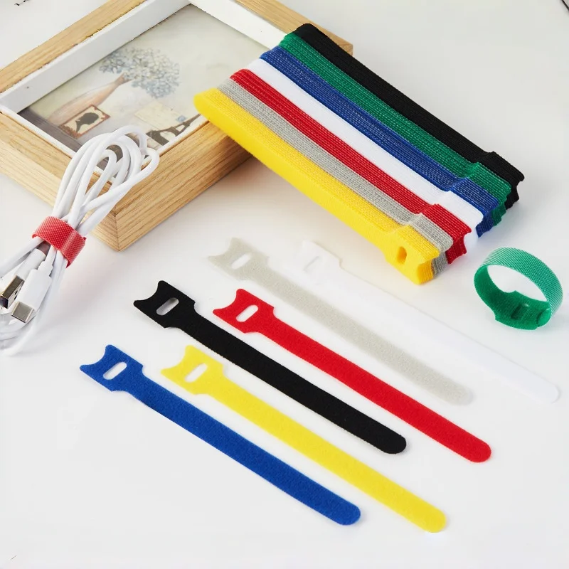 منظم كابلات قابل لإعادة الاستخ - مراجعة Velcro Hook Loop وسعره