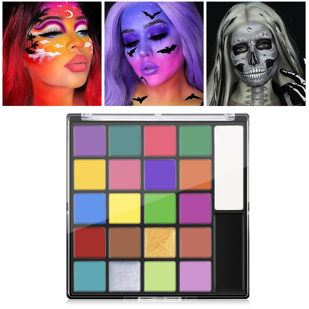 طقم طلاء الجسم مكون من 22 لونً - مراجعة Cosplay Prop Paint وسعره