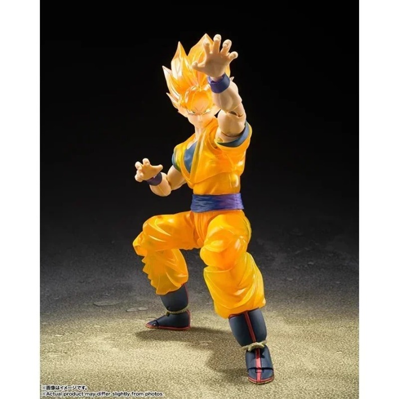نموذج شخصية سون غوكو سوبر سايا - مراجعة Bandai Tamashii Nations S.H.Figuarts وسعره