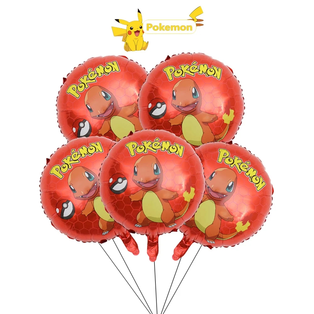 5 قطع بالونات ألمنيوم لطيفة عل - مراجعة Pokeball Cosplay Prop وسعره