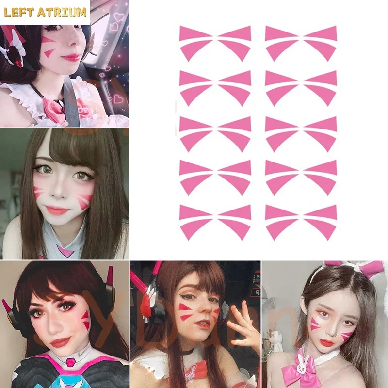 ملصقات DVA للوشم المؤقت، إكسسو - مراجعة Dva Cosplay Prop وسعره