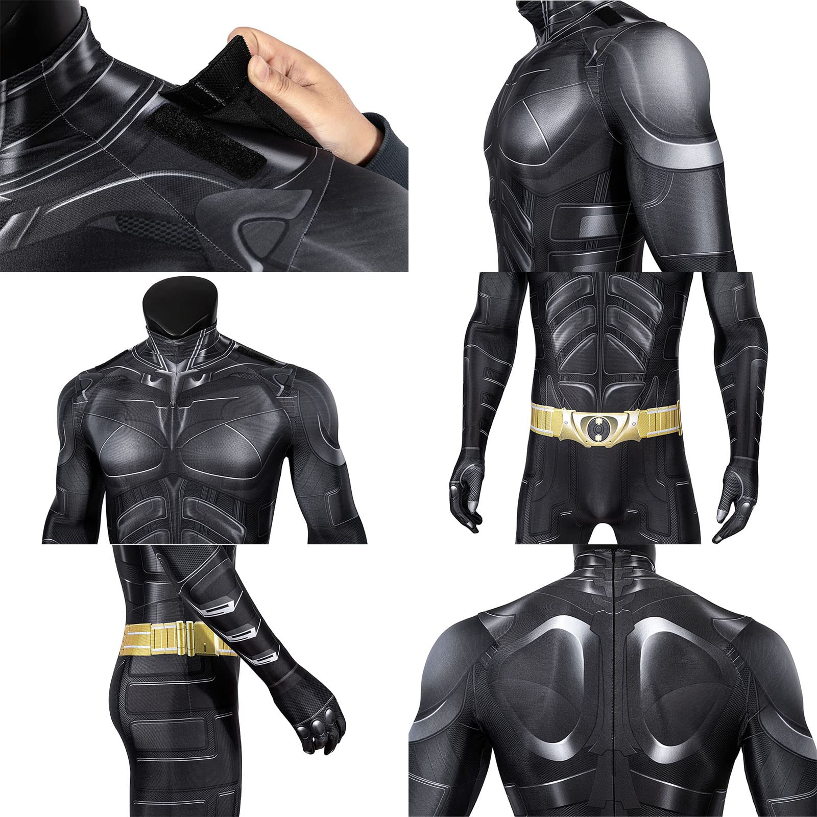 زي بات الخارق للرجال البالغين، - مراجعة Cosplay Bat Prop وسعره