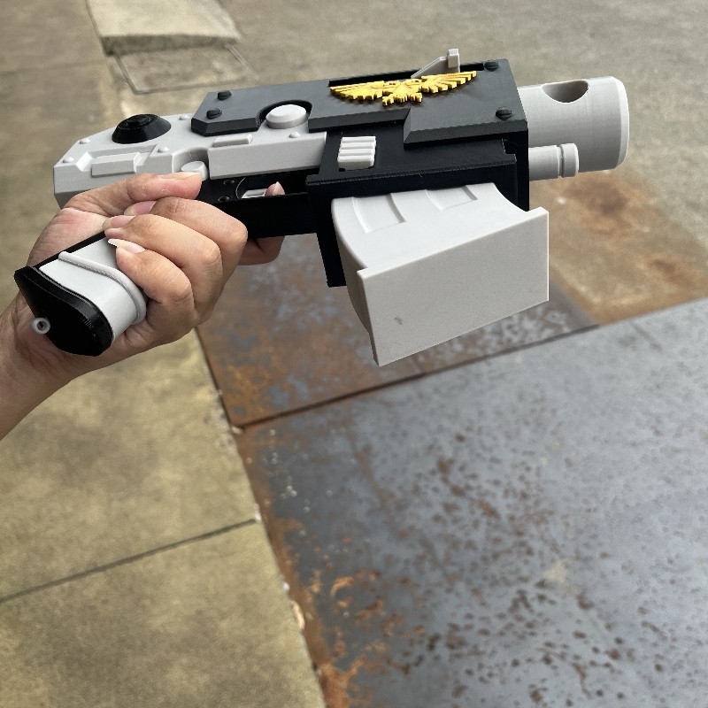 مسدس بولت بطول 31 سم، نموذج لع - مراجعة Cosplay Prop Pistol وسعره