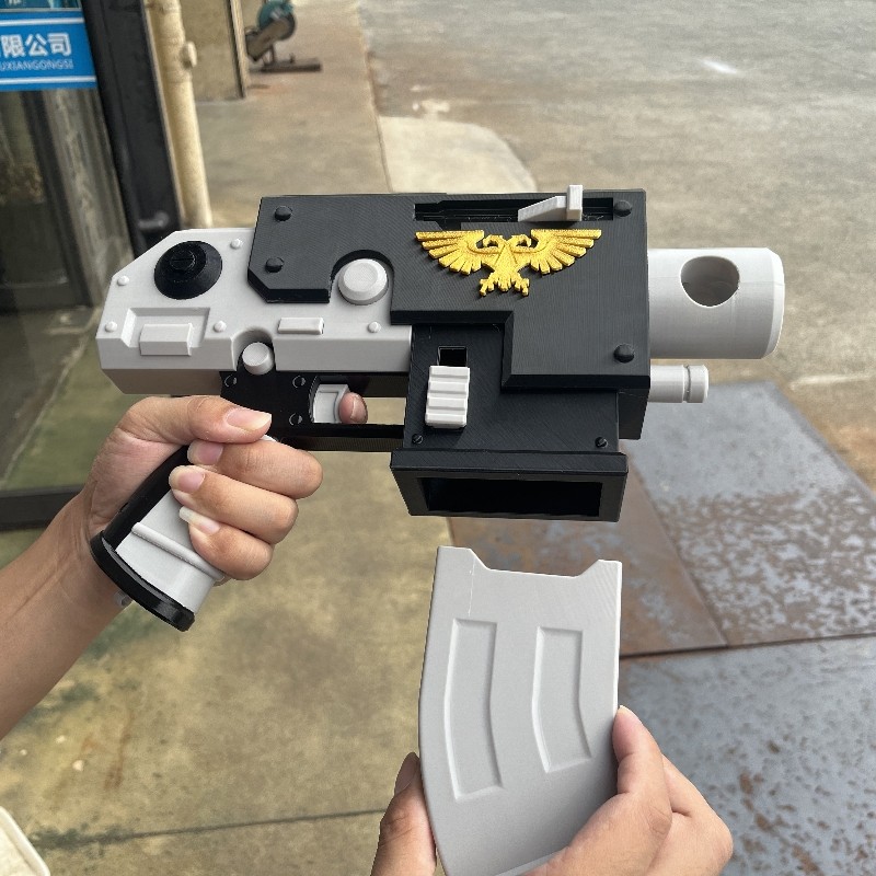 مسدس بولت بطول 31 سم، نموذج لع - مراجعة Cosplay Prop Pistol وسعره