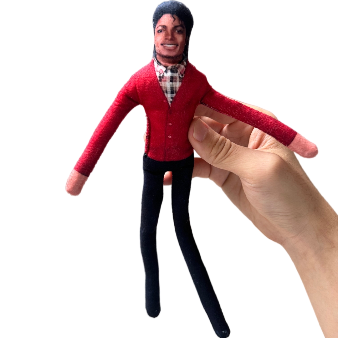 1-6 قطع دمية مايكل جاكسون للعب - مراجعة Prop Para Cosplay وسعره